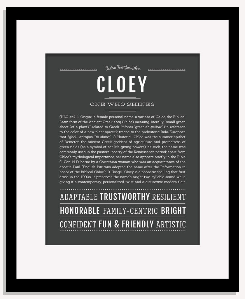 Cloey | Name Art Print