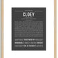 Cloey | Name Art Print
