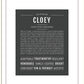 Cloey | Name Art Print