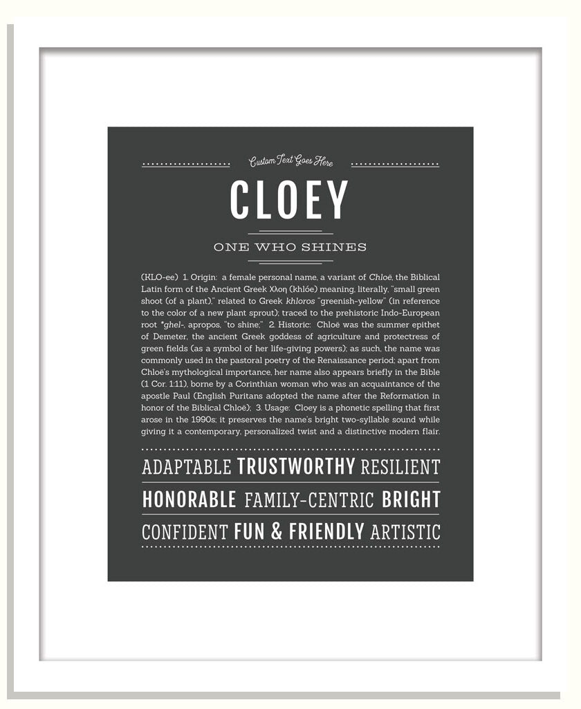 Cloey | Name Art Print