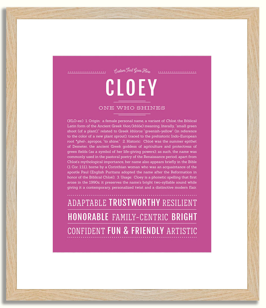 Cloey | Name Art Print