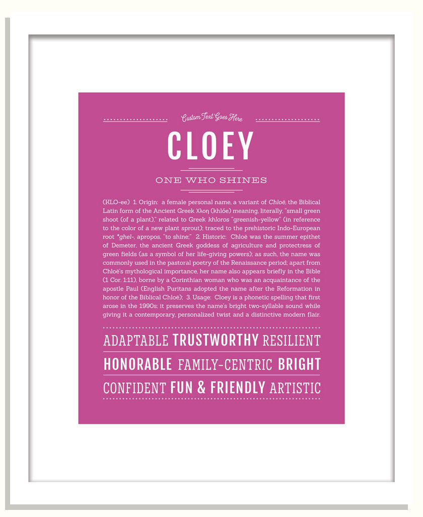 Cloey | Name Art Print