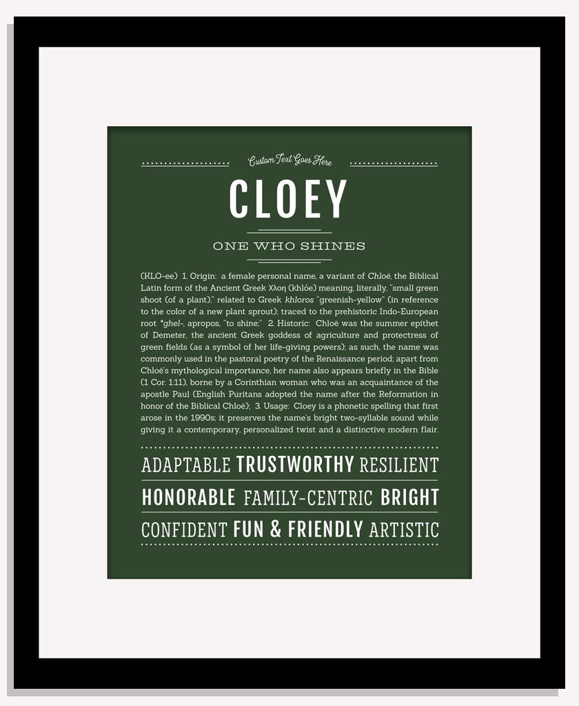 Cloey | Name Art Print