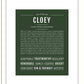 Cloey | Name Art Print