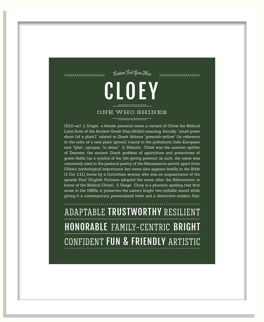 Cloey | Name Art Print
