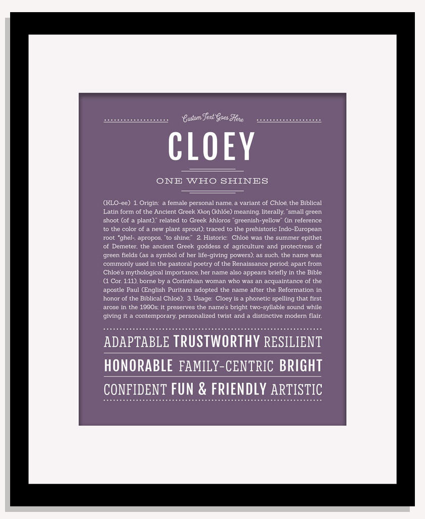Cloey | Name Art Print