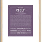 Cloey | Name Art Print