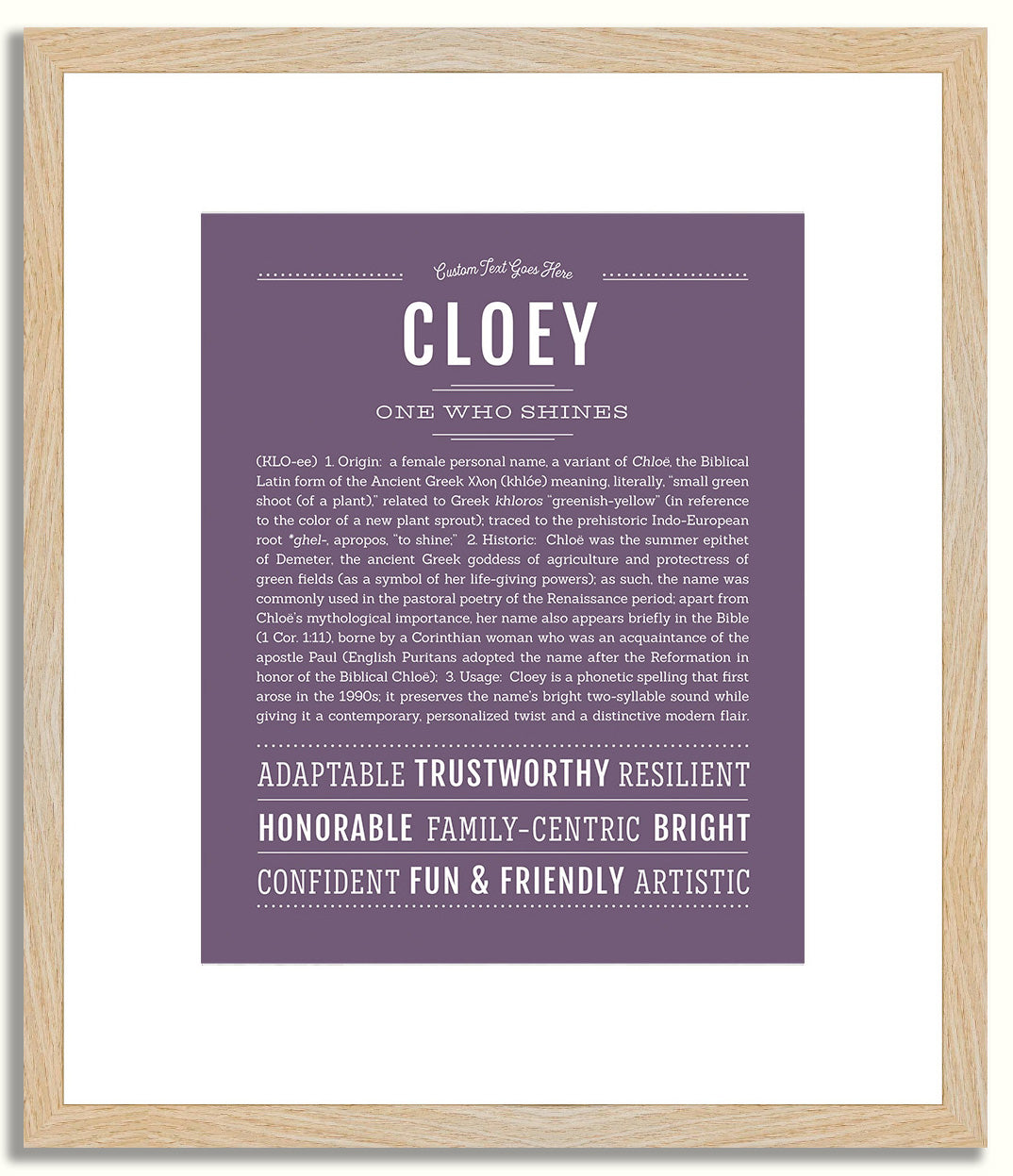 Cloey | Name Art Print