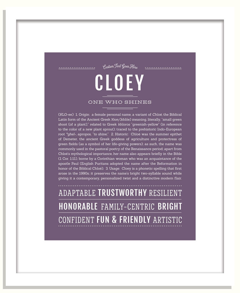 Cloey | Name Art Print