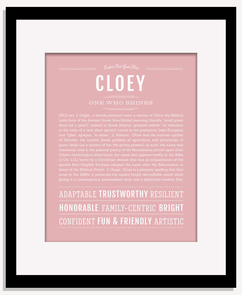 Cloey | Name Art Print