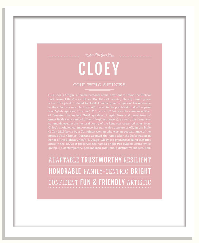 Cloey | Name Art Print