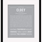Cloey | Name Art Print