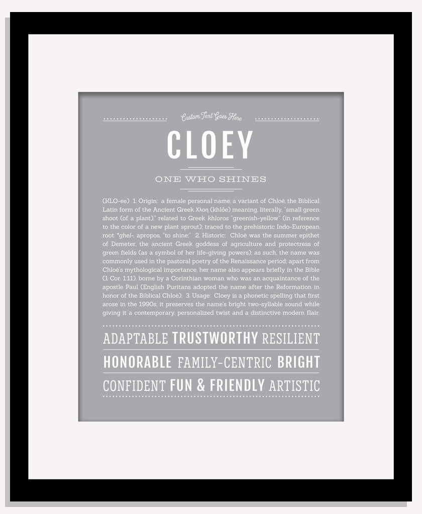 Cloey | Name Art Print