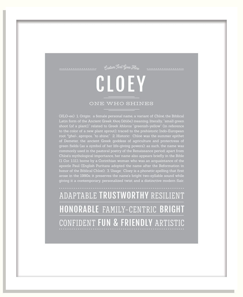 Cloey | Name Art Print
