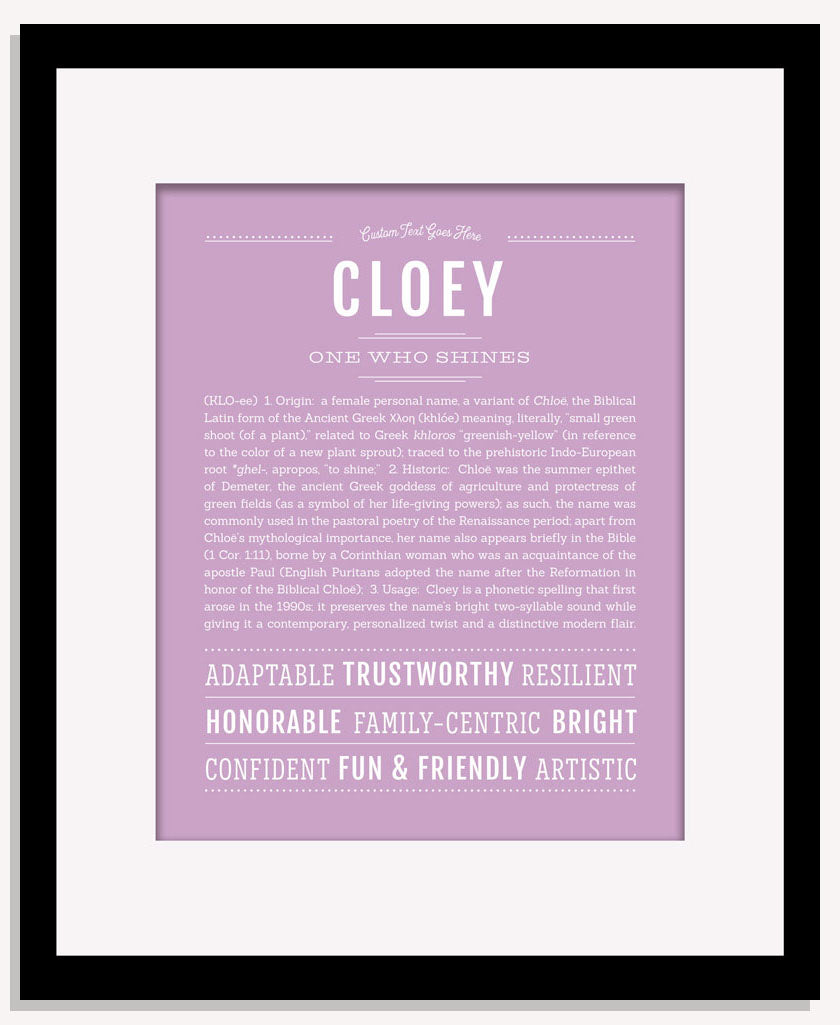 Cloey | Name Art Print
