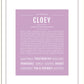 Cloey | Name Art Print