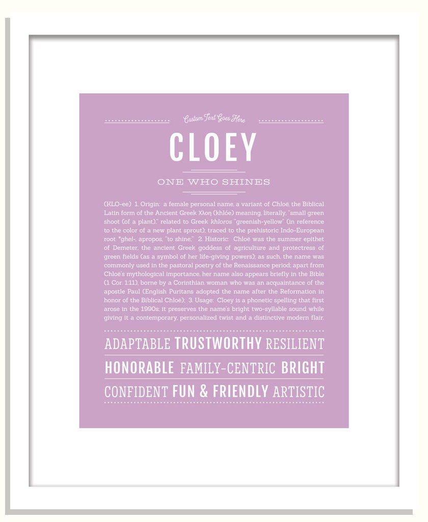 Cloey | Name Art Print