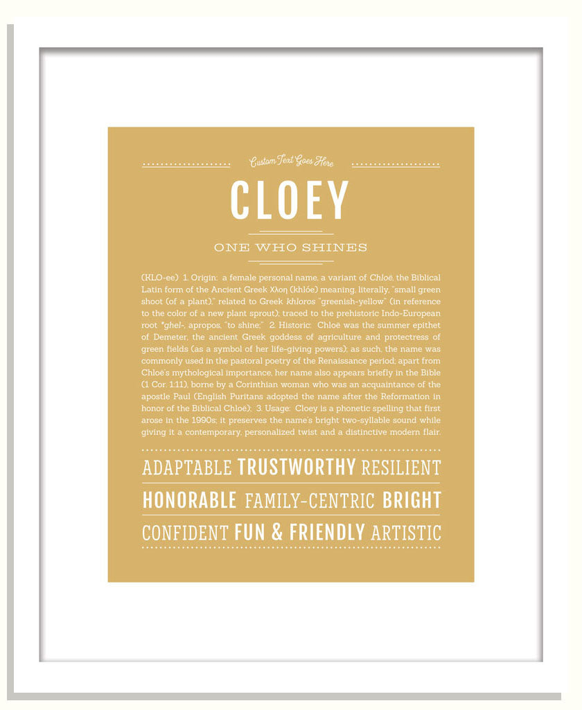 Cloey | Name Art Print