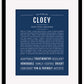 Cloey | Name Art Print