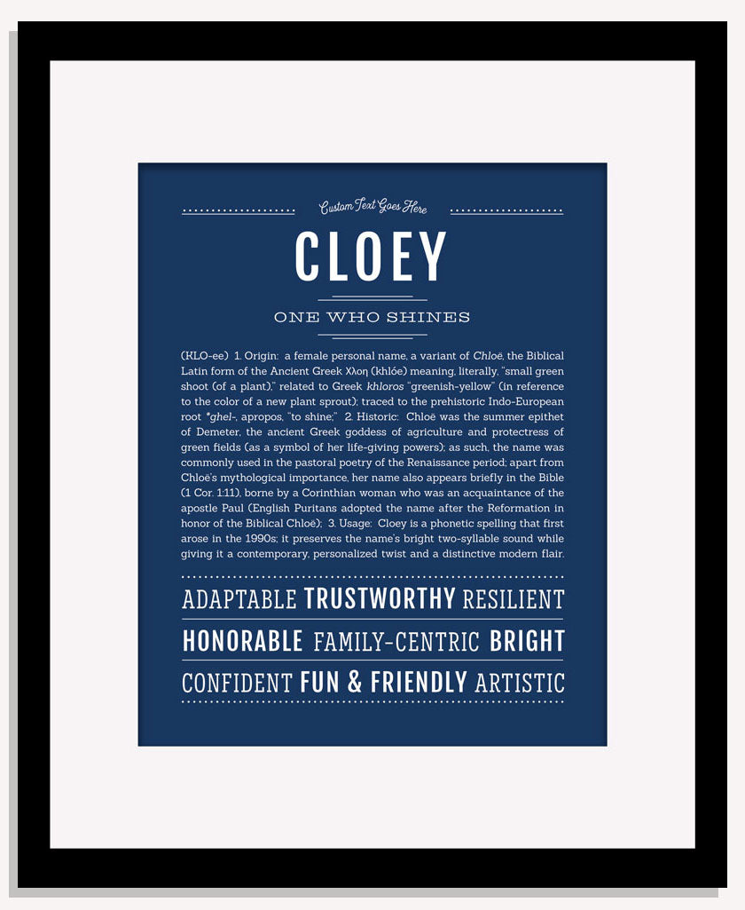 Cloey | Name Art Print
