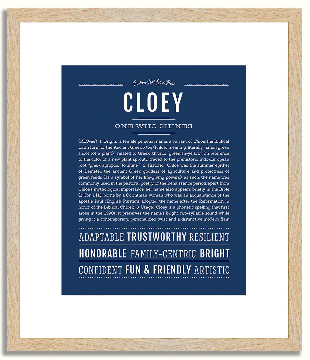 Cloey | Name Art Print