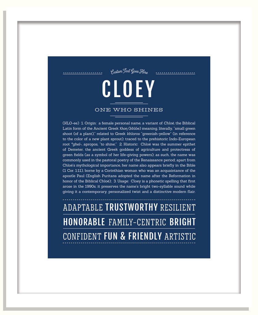 Cloey | Name Art Print