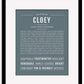 Cloey | Name Art Print