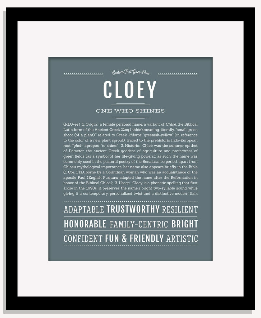 Cloey | Name Art Print