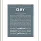 Cloey | Name Art Print