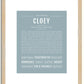 Cloey | Name Art Print
