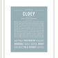 Cloey | Name Art Print