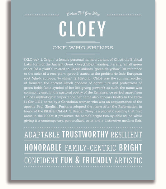Frame Options | Powder Blue | White Frame, Matted