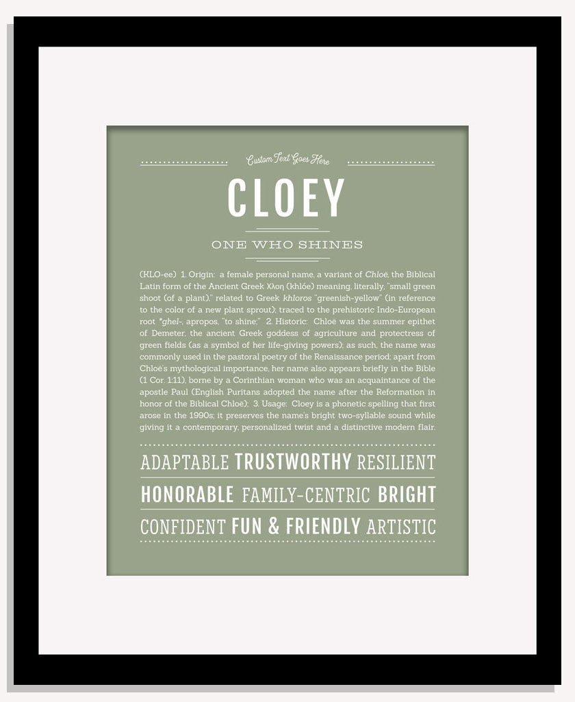 Cloey | Name Art Print
