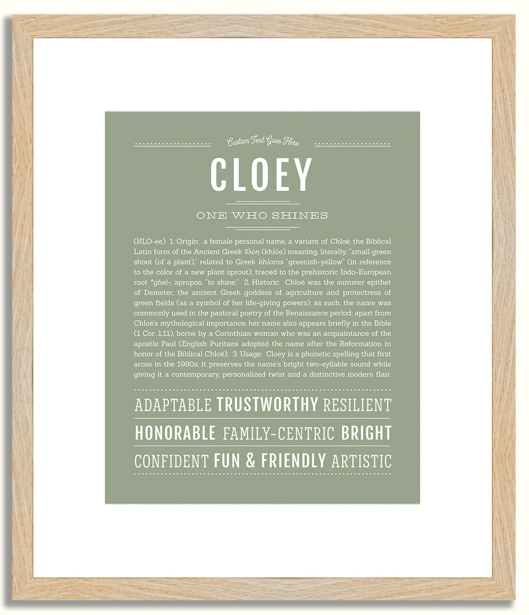 Cloey | Name Art Print
