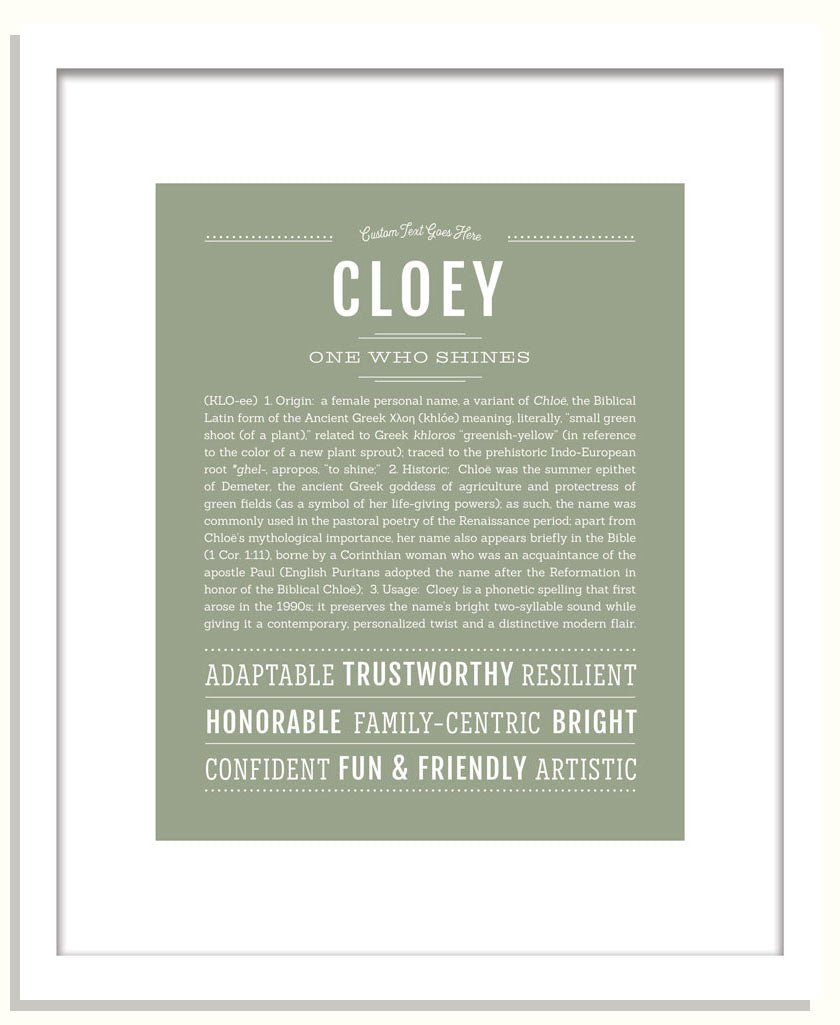 Cloey | Name Art Print