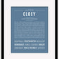 Cloey | Name Art Print