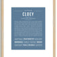 Cloey | Name Art Print