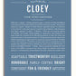 Frame Options | Steele Blue | White Frame, Matted