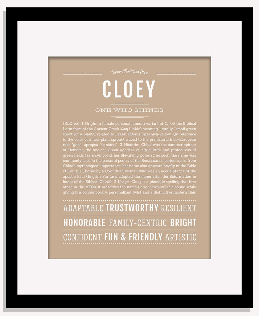 Cloey | Name Art Print