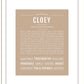 Cloey | Name Art Print