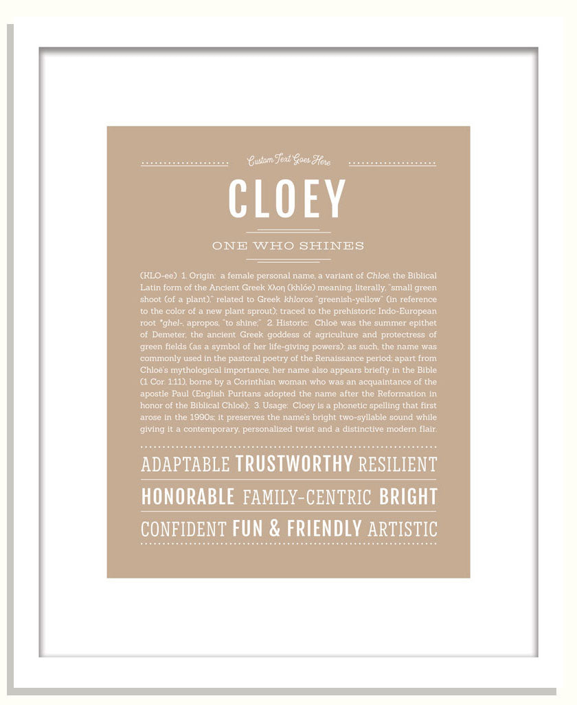 Cloey | Name Art Print