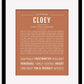 Cloey | Name Art Print