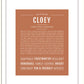 Cloey | Name Art Print