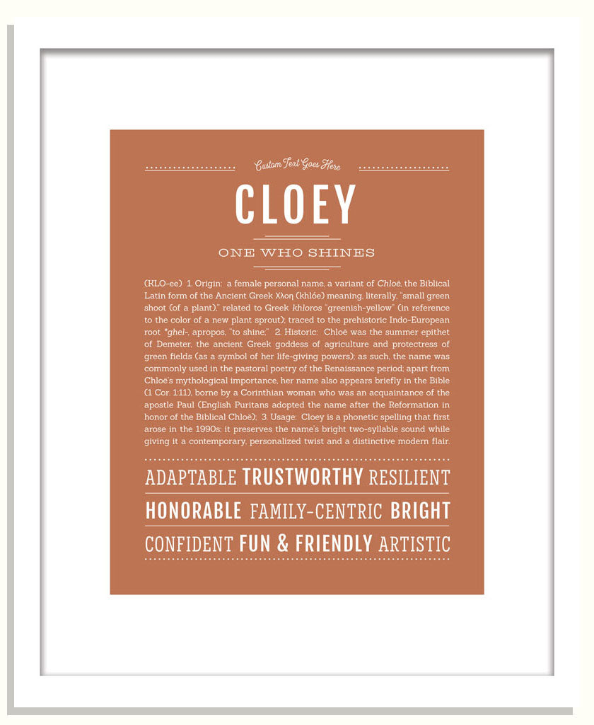Cloey | Name Art Print