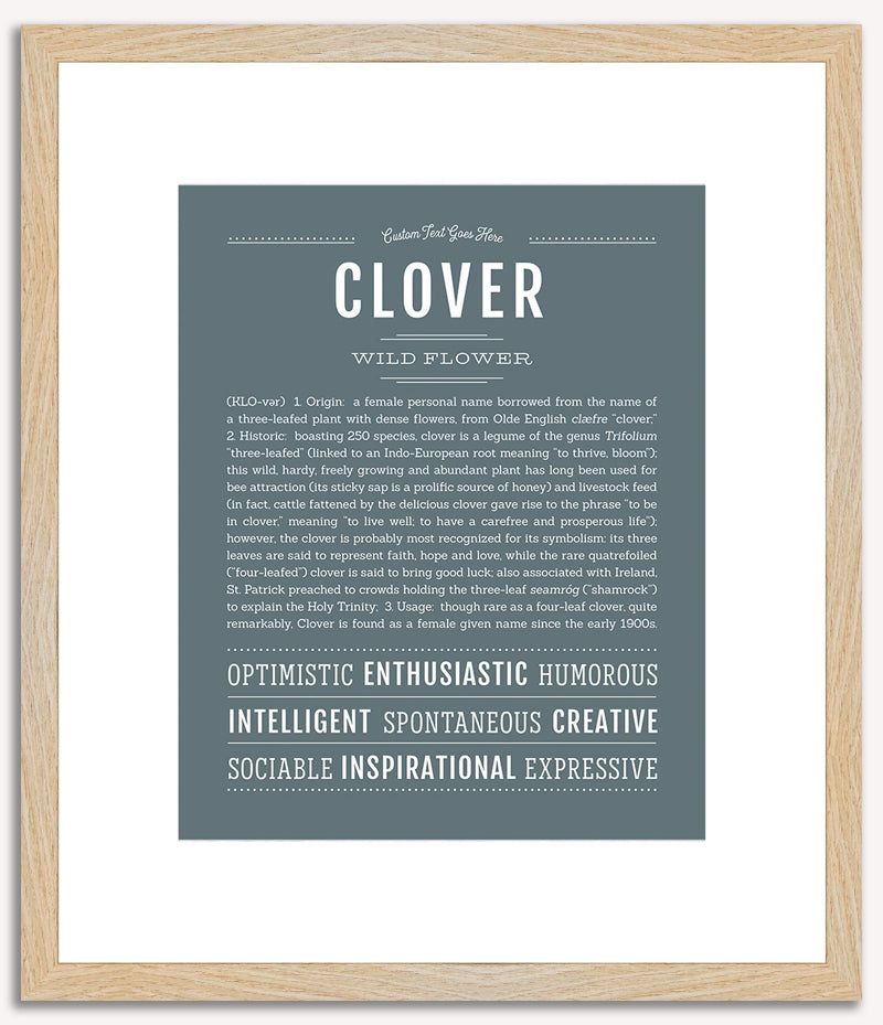 Clover | Name Art Print