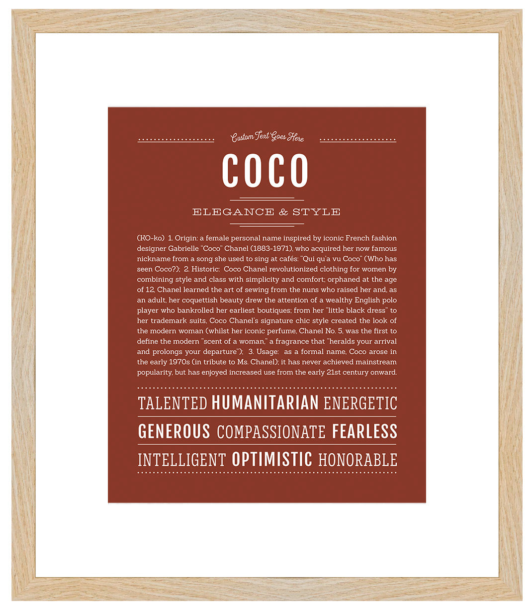 Coco | Name Art Print