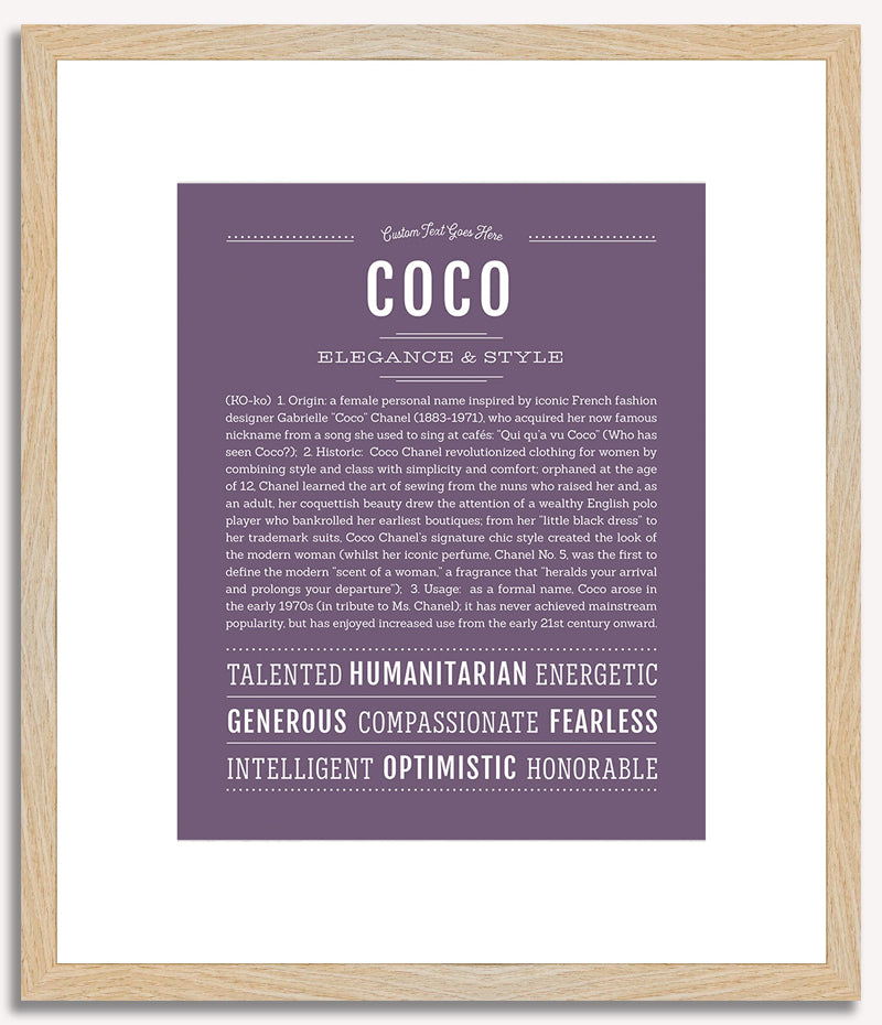 Coco | Name Art Print