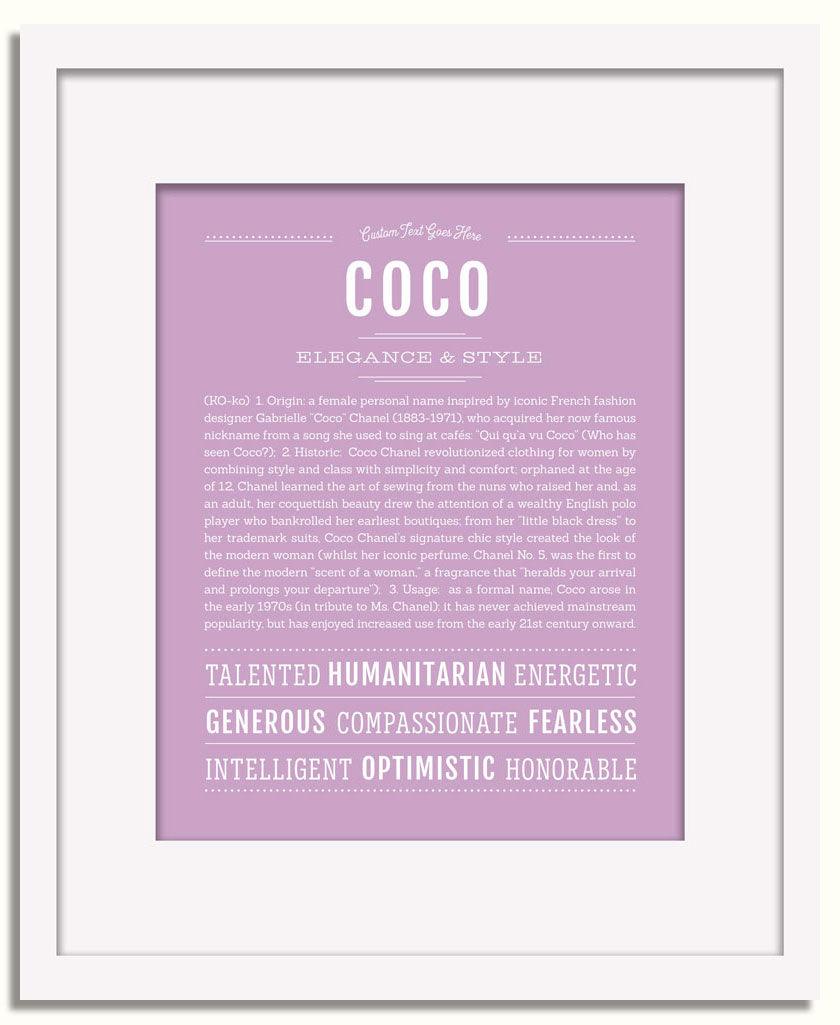 Frame Options | Lilac | White Frame, Matted