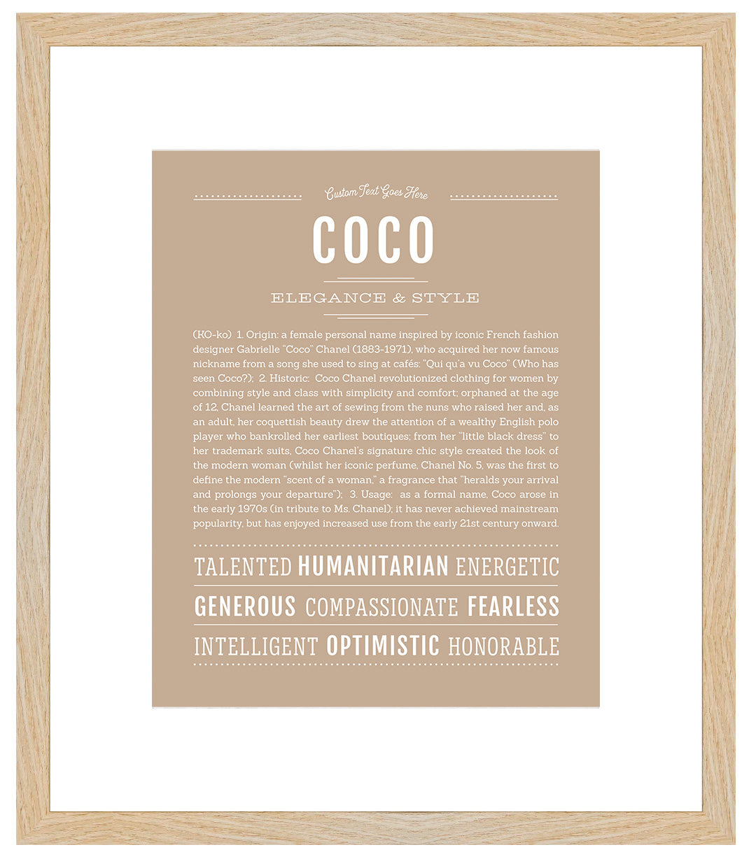 Coco | Name Art Print