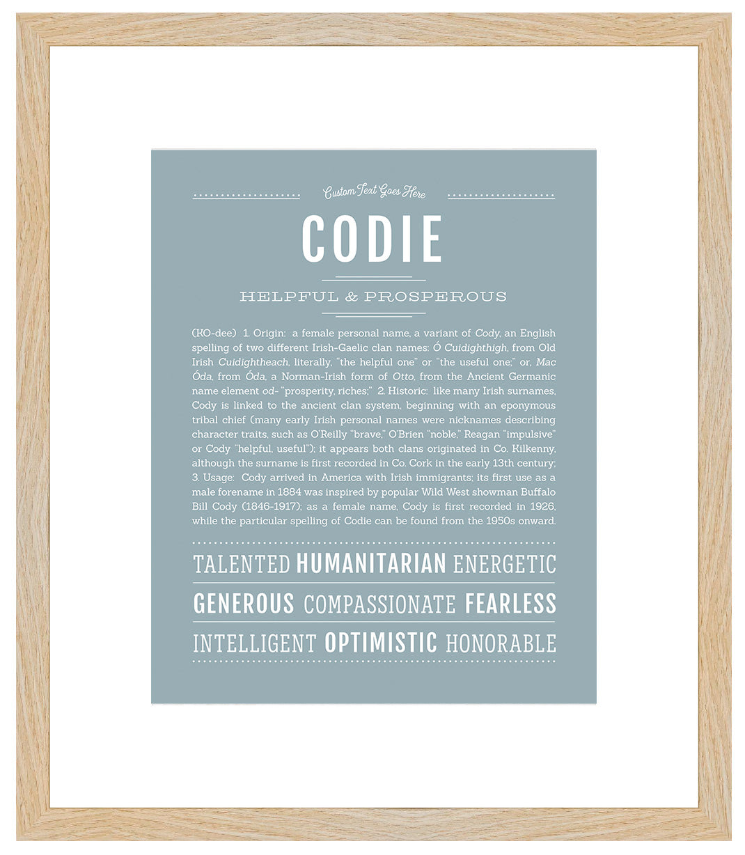 Codie | Name Art Print